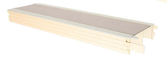 Dapol Kitmaster Genesis Platform Island Straight Stone/Tarmac DA7B-000-007 O Gauge