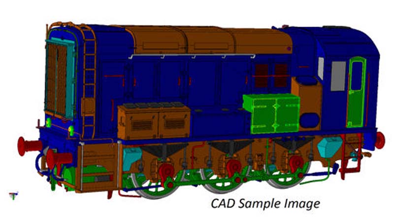 Dapol Class 08 891 Freightliner O Gauge DA7D-008-016