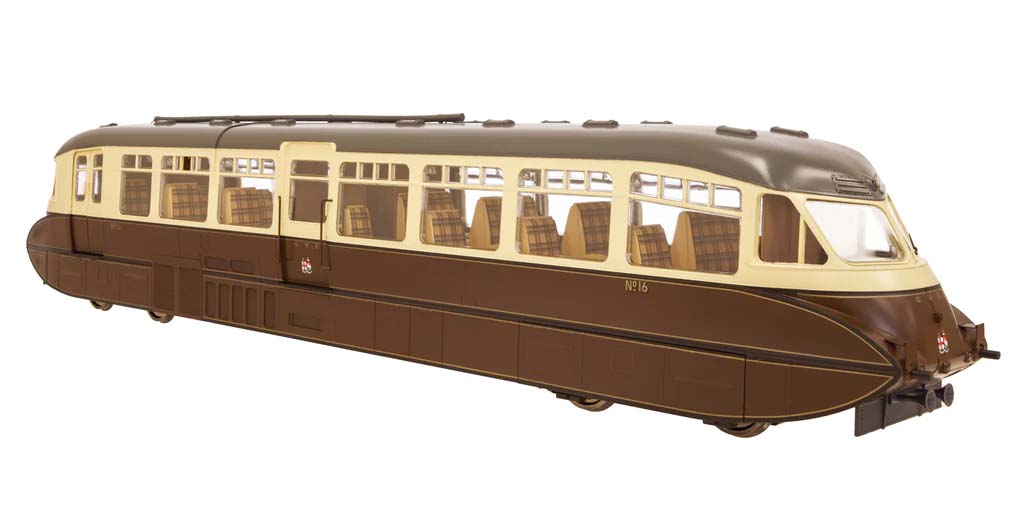 Dapol 7D-011-003 Streamlined Diesel Railcar 16 GWR Twin Cities O Gauge