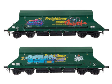 Dapol HIA Hopper Freightliner Heavy Haul Green 369008 Graffiti DA7F-026-001G1