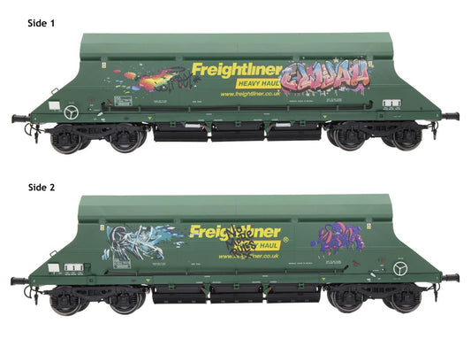 Dapol HIA Hopper Freightliner Heavy Haul Green 369008 Graffiti DA7F-026-001G