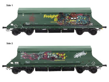 Dapol HIA Hopper Freightliner Heavy Haul Green 369022 Graffiti DA7F-026-002G