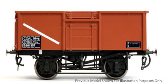 Dapol 16t Steel Mineral Wagon Welded BR Bauxite B562801 16VB O Gauge 7F-030-014