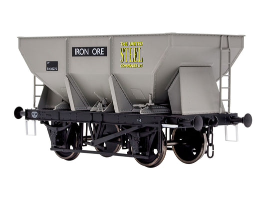 Dapol 24t Steel Hopper United Steel BR Grey B436275 DA7F-033-008 O Gauge