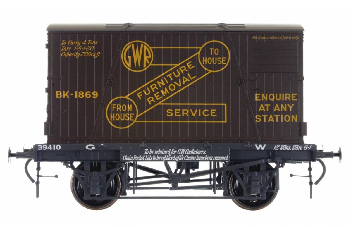 Dapol 7F-037-007 Conflat A & Container 39410/BK2 & BK-1869 GWR Furniture O Gauge