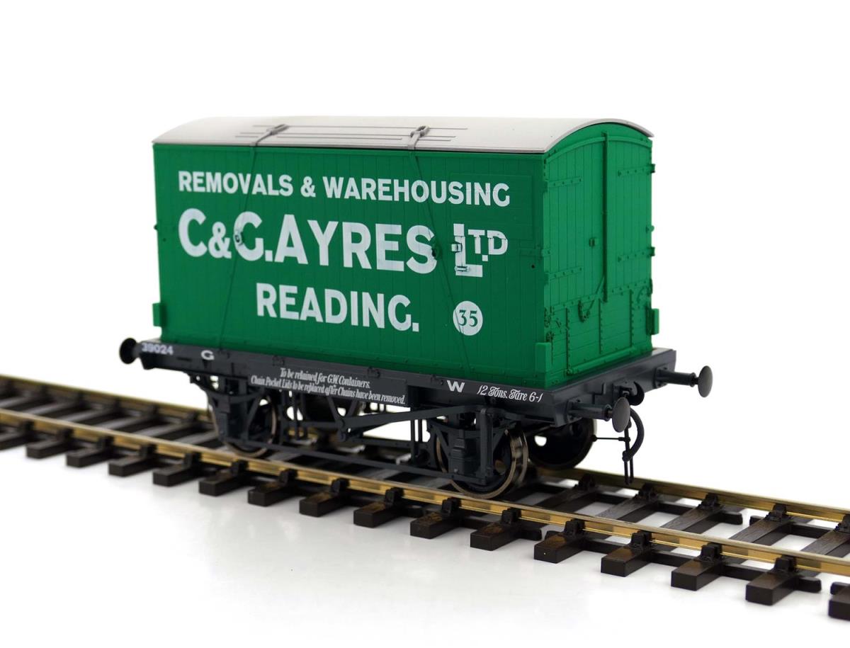 Dapol Conflat & Container C & G Ayres 35 DA7F-037-012 O Gauge