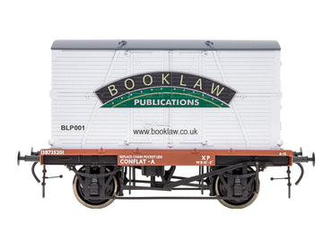 Dapol DA7F-037-019W Conflat & Container Book Law Publications Weathered O Gauge