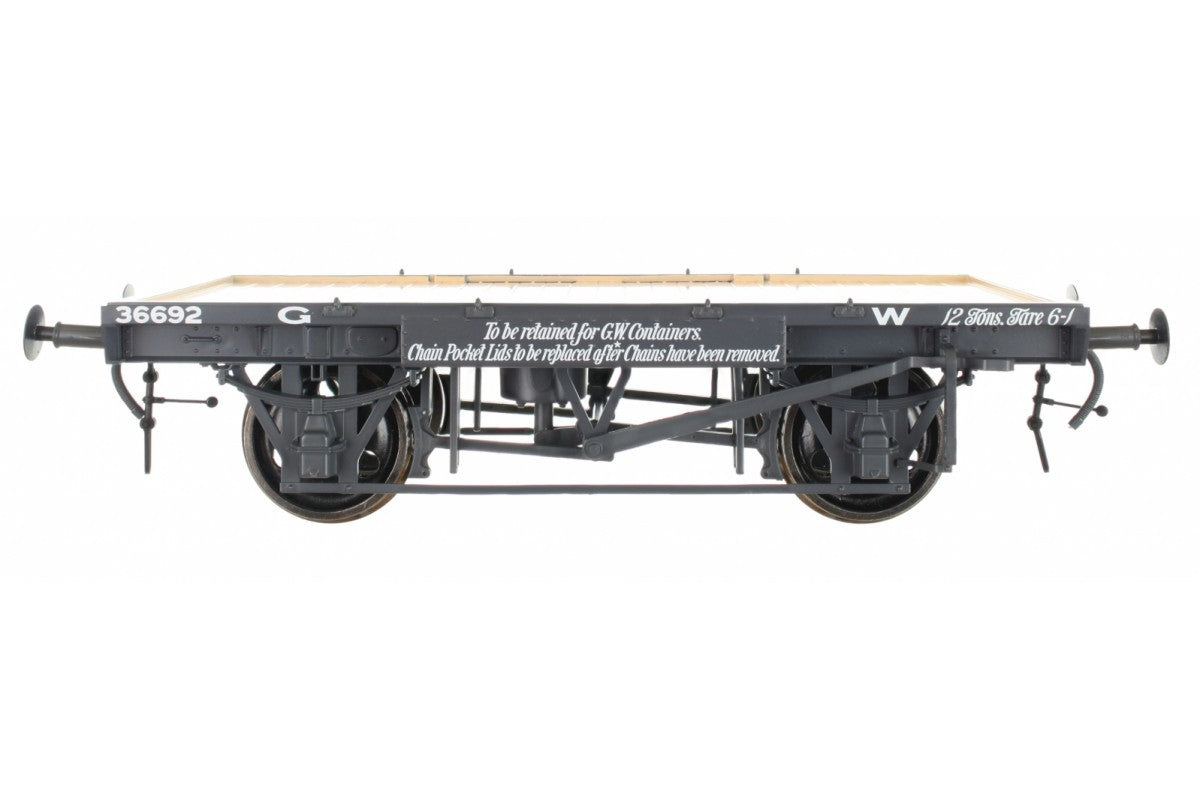 Dapol Conflat GWR 36692 12t Tare 6-1 O Gauge 7F-037-100