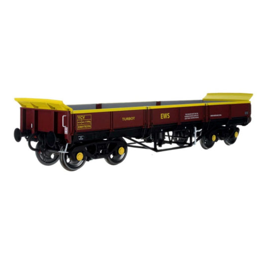 DAPOL O Turbot YCV Ballast Wagon 978255 EWS Maroon DA7F-043-011