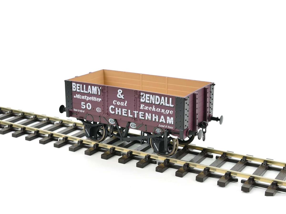 Dapol 5 Plank Wagon 9ft Wheelbase Bellamy & Bendall 50 DA7F-052-009 O Gauge