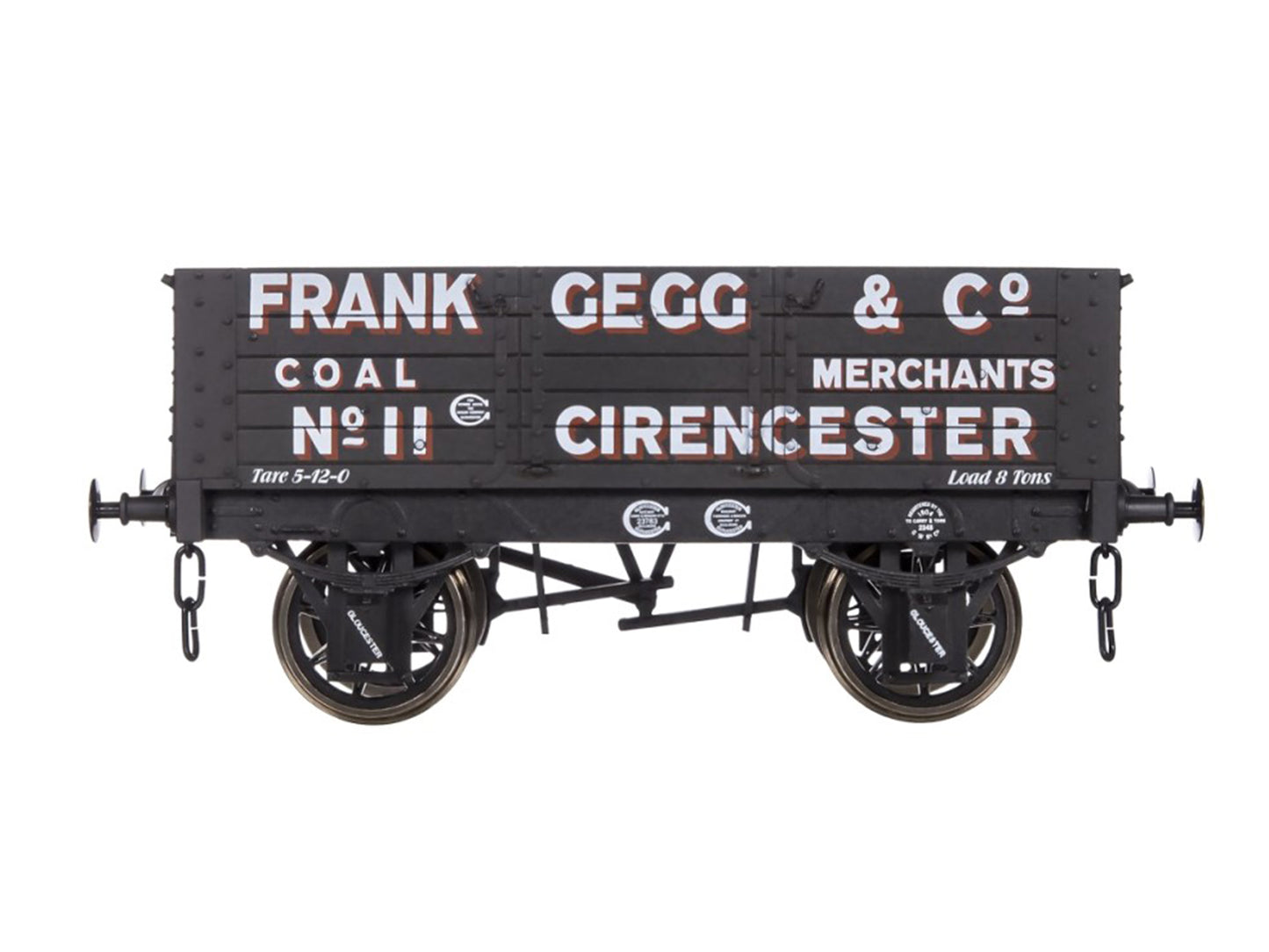 Dapol 5 Plank Wagon 9' Wheelbase Frank Gegg 11 O Gauge DA7F-052-011