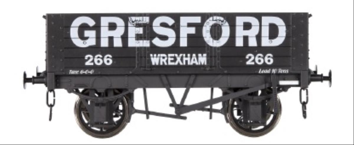 Dapol 5 Plank Wagon 9ft Wheelbase Gresford Wrexham 266 O Gauge DA7F-052-012