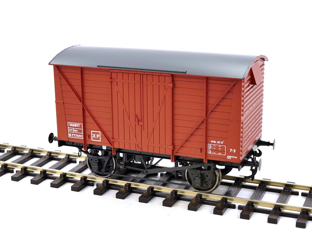 Dapol 7F-056-021 BR Standard Planked Van Diagram 213 Bauxite B777491 O Gauge