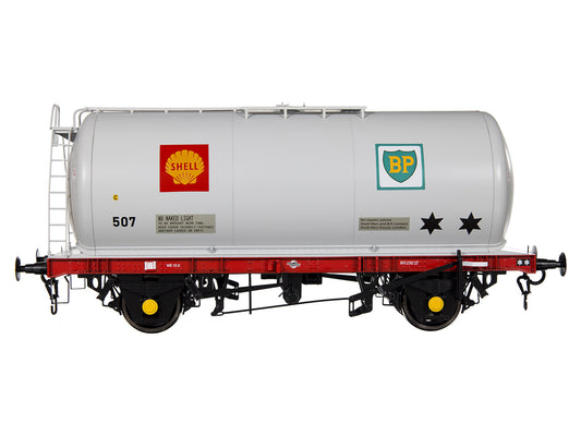 Dapol 7F-064-004 45t TTA Tank Wagon Shell BP Grey/Red 507 O Gauge