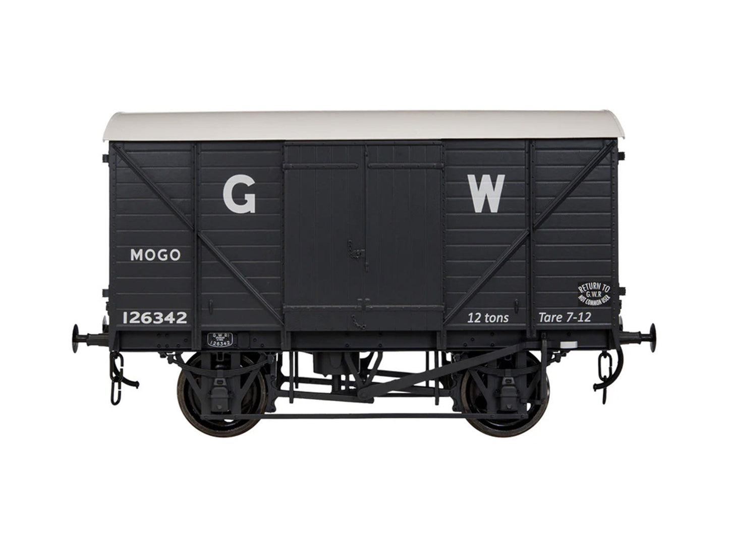 Dapol 12t Mogo Van Great Western Grey 126342 DA7F-068-001 O Gauge