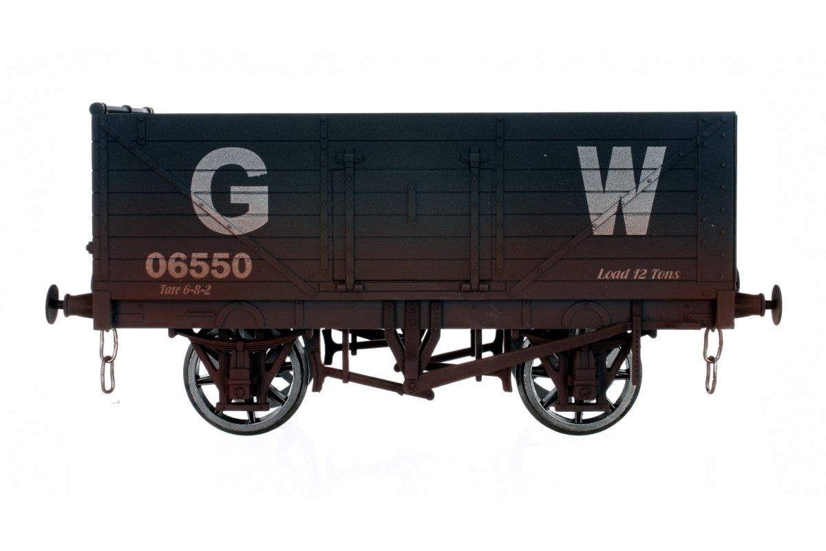 Dapol 7F-071-046W 7 Plank Wagon GWR 06550 Weathered O Gauge