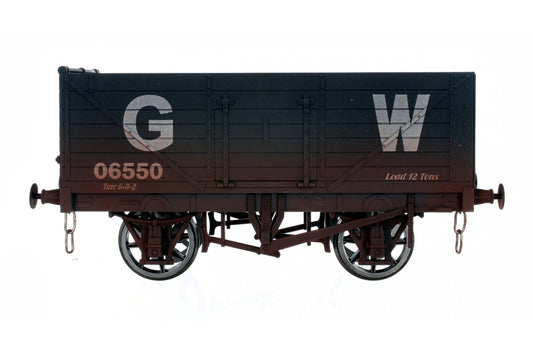 Dapol 7F-071-046W 7 Plank Wagon GWR 06550 Weathered O Gauge
