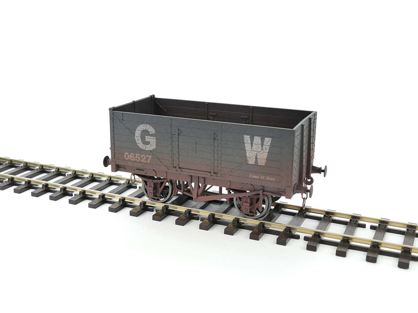 Dapol 7 Plank Wagon GWR 06527 Weathered O Gauge 7F-071-048W