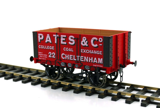 Dapol 7 Plank Wagon 9ft Wheelbase Pates & Co 22 DA7F-072-006 O Gauge