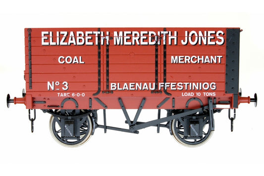 Dapol 7F-073-009 7 Plank Wagon 9' Wheelbase Elizabeth Jones No.3 O Gauge