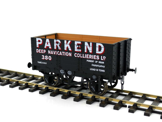 Dapol 7 Plank Wagon 9' Wheelbase Parkend 380 DA7F-073-010 O Gauge