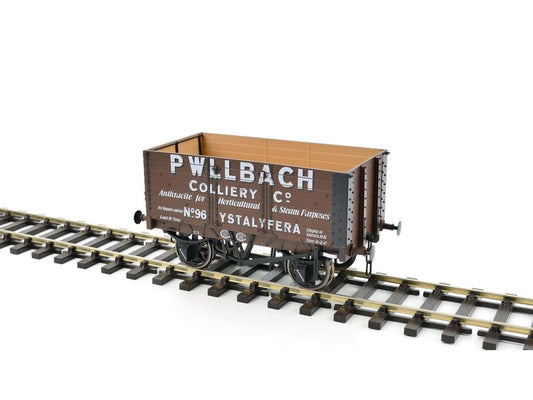 Dapol 7 Plank Wagon 9' Wheelbase 3 Door Pwllbach 96 7F-073-013 O Gauge