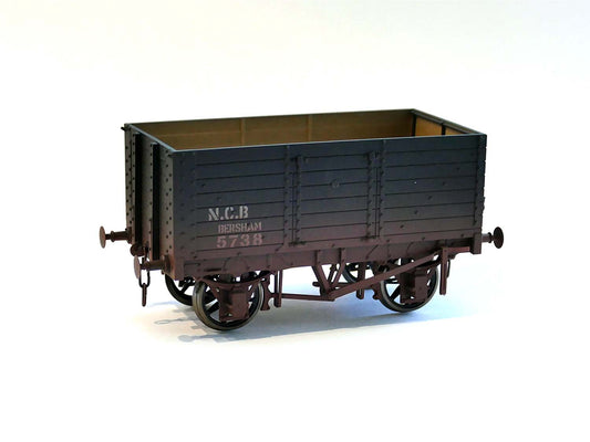 Dapol 7 Plank Wagon 9' Wheelbase 3 Door Bersham 5738 Weathered DA7F-073-018 O Gauge