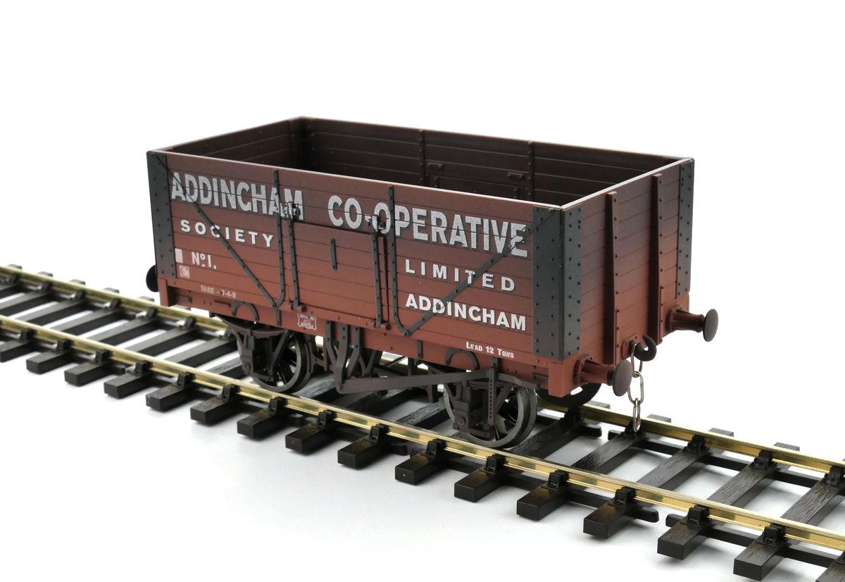 Dapol 8 Plank Wagon Addingham 1 Weathered DA7F-080-034W O Scale