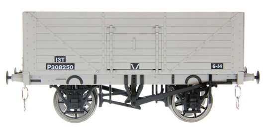 Dapol 8 Plank Wagon BR Grey P308250 DA7F-080-036 O Gauge
