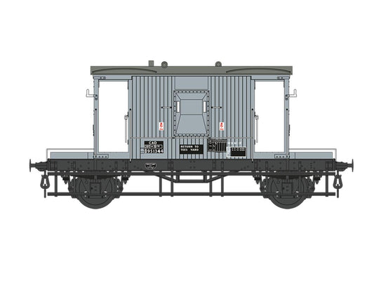 Dapol 20t Brake Van CAO BR Grey B951344 DA7F-200-017 O Gauge