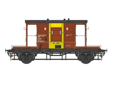 Dapol 20t Brake Van CAR BR Bauxite B954921 DA7F-200-021 O Gauge