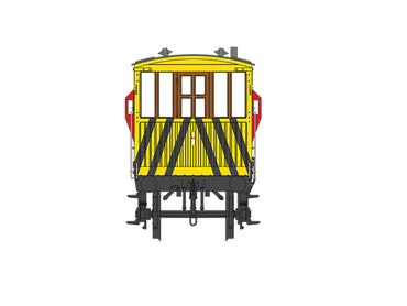 Dapol 20t Brake Van ZTR BR S&T KDB954164 DA7F-200-022 O Gauge