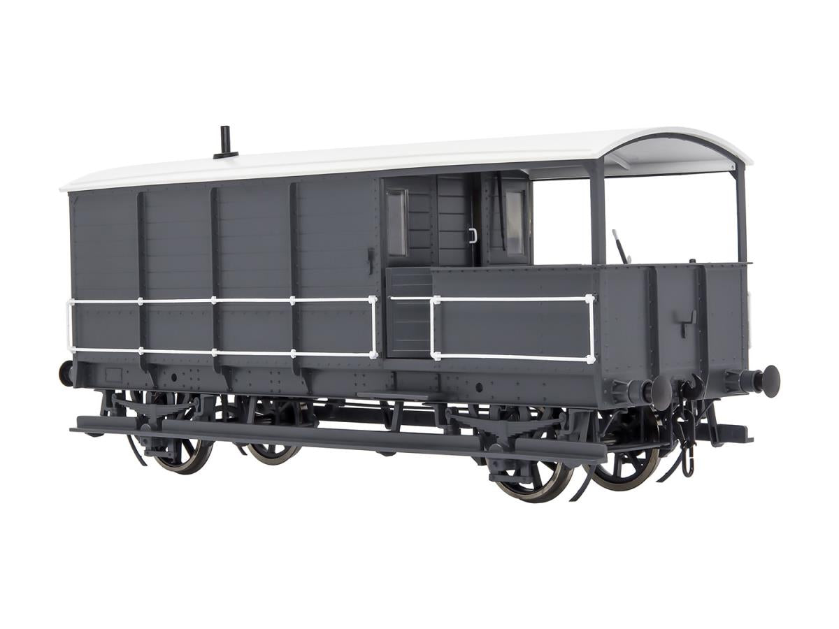 Dapol Toad 20t Brake Van (Diagram AA15) GWR Grey Unnumbered DA7F-300-004 O Gauge