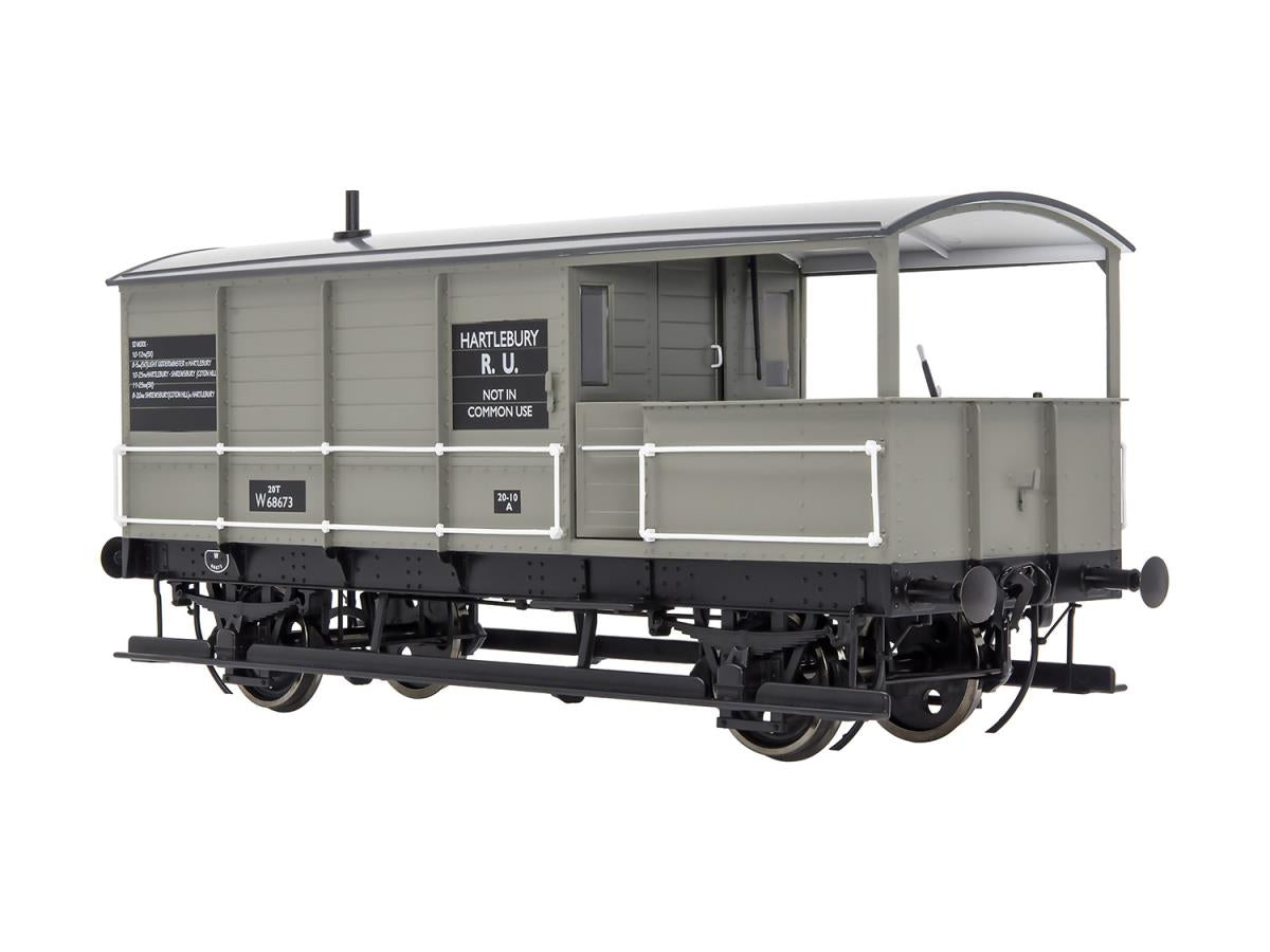 Dapol Toad 20t Brake Van (Diagram AA20) GWR Grey W68673 DA7F-300-006 O Gauge