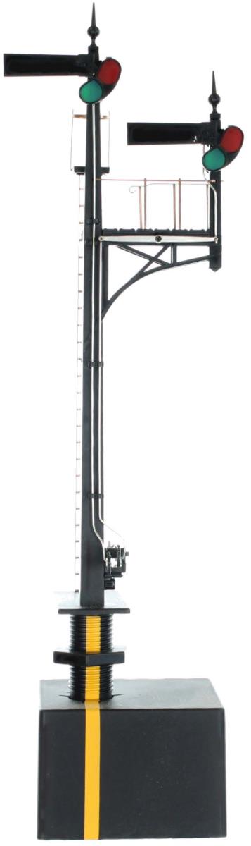 Dapol 7L-001-005  Motorised Signal GWR Junction RH 2 Arms Short RH Post O Gauge