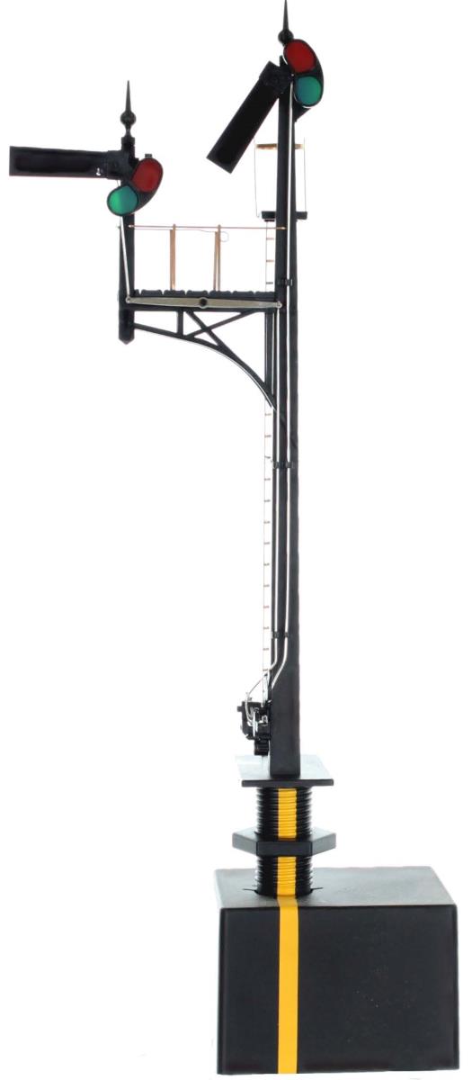 Dapol 7L-001-006  Motorised Signal GWR Junction LH 2 Arms Short LH Post O Gauge