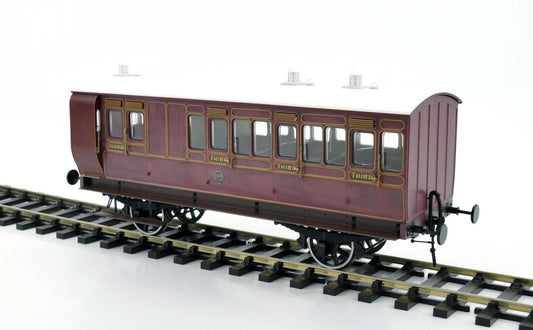 Dapol 7P-020-501D Stroudley 4whl Mainline Brake 3rd 1032 Lit DCC-Fitted O Gauge