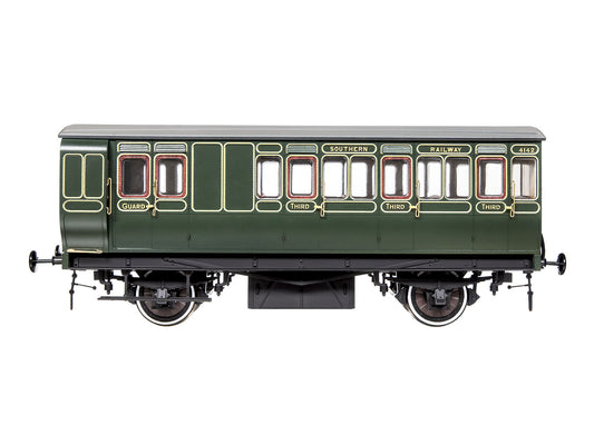 Dapol Stroudley 4whl Brake 3rd Southern L/Green 4142(DCC-Fitted) DA7P-020-550D O