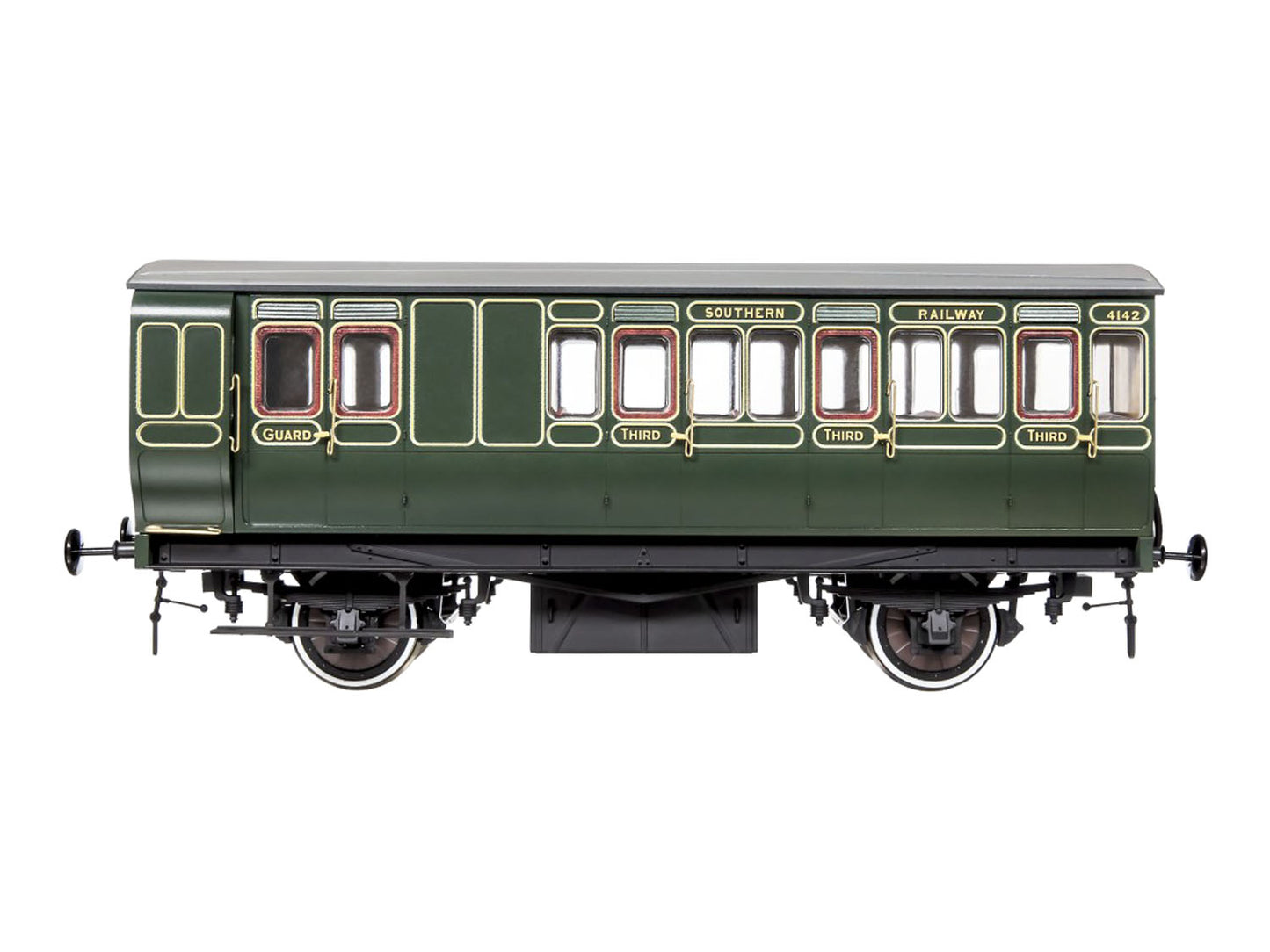 Dapol Stroudley 4whl Brake 3rd Southern Green 3674 DA7P-020-552 O Gauge
