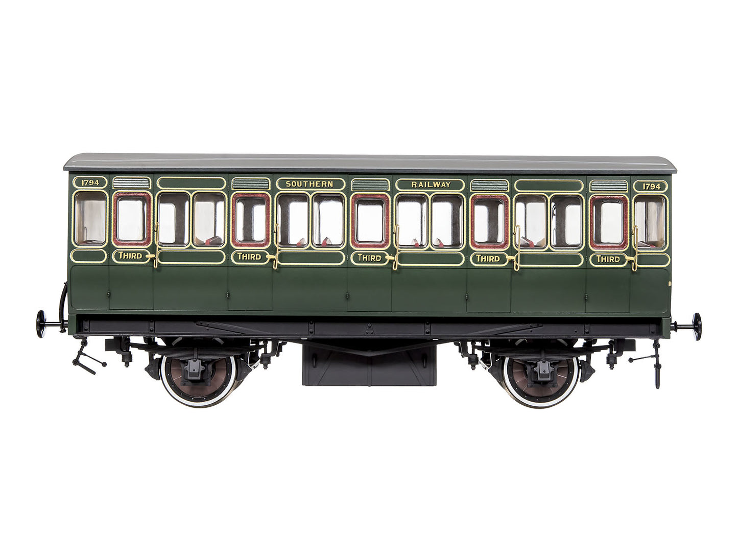 Dapol Stroudley 4whl 3rd Class Southern Lined Green 1794 Lit DA7P-020-650L O