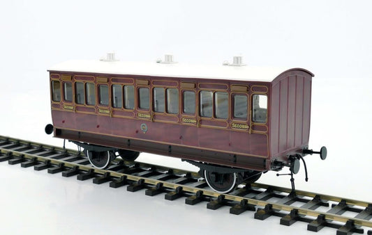 Dapol 7P-020-900 Stroudley 4whl Mainline 2nd 456 Mahogany O Gauge