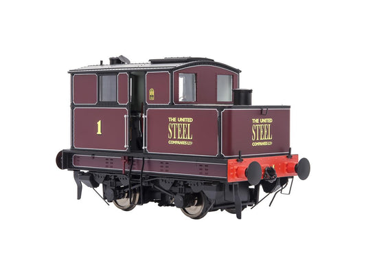 Dapol Sentinel Y1/Y3 1 United Steel (DCC-Fitted) DA7S-005-014D O Gauge