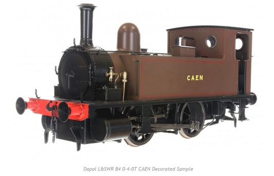 Dapol 7S-018-002 B4 0-4-0T Dock Tank 90 Caen Brown O Gauge