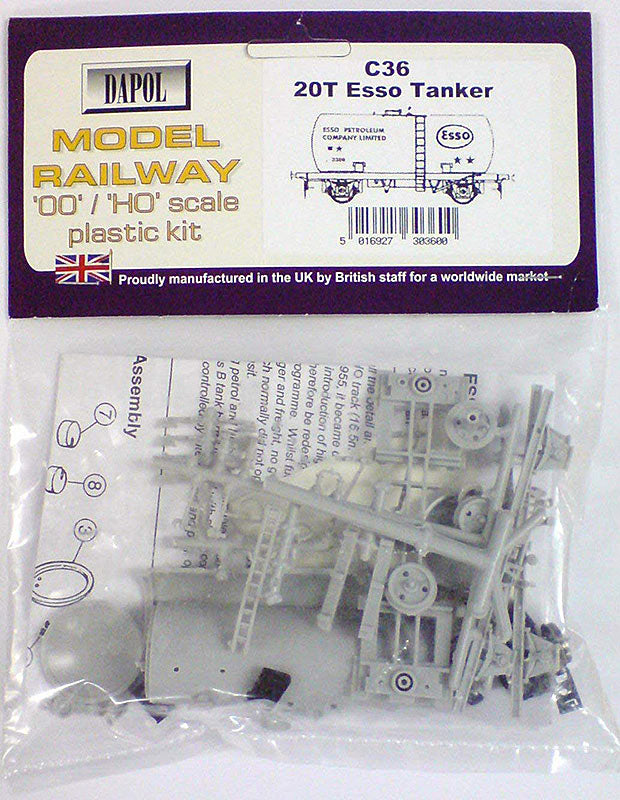 Dapol Kitmaster Esso Tank Wagon Kit OO Gauge DAC036