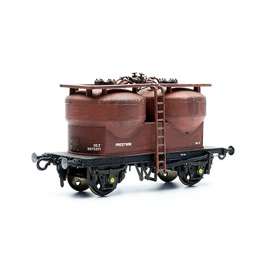 Dapol Kitmaster Twin Silo Wagon Kit OO Gauge DAC043
