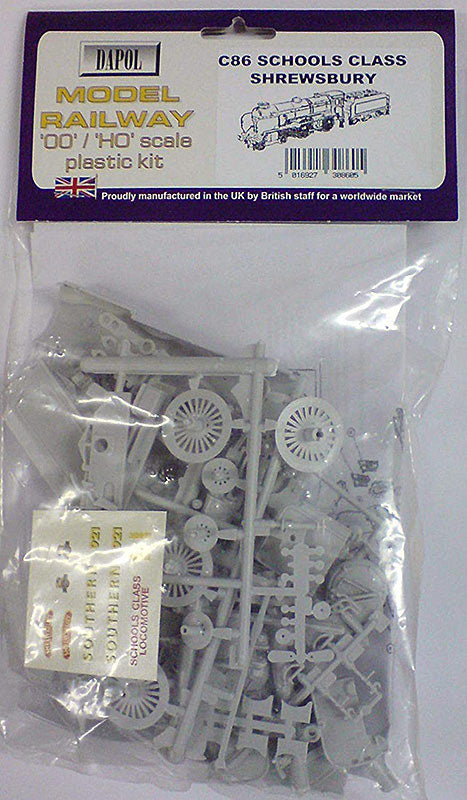 Dapol Kitmaster Schools Class Shrewsbury Static Locomotive Kit OO Gauge DAC086