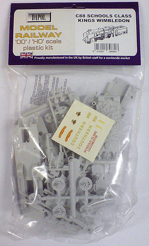 Dapol Kitmaster Schools Class Kings Wimbledon Static Loco Kit OO Gauge DAC088