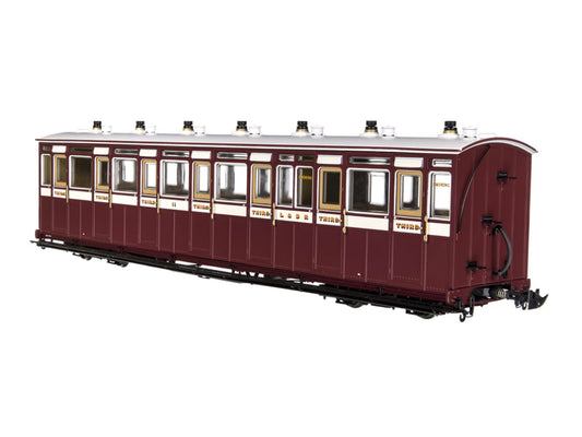 Lionheart 7NP-001D L&B Open 3rd Coach No.7 1901-1922 (DCC-Fitted) O Gauge