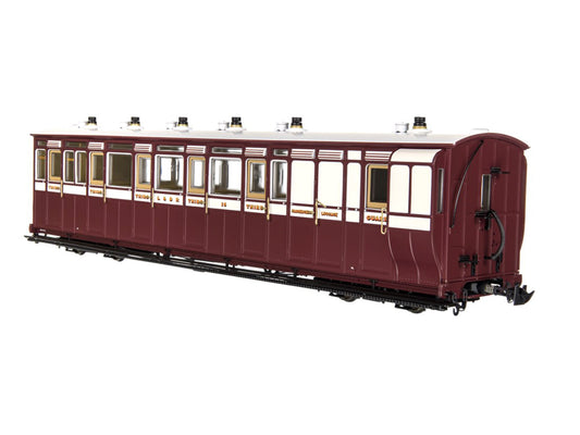 Lionheart 7NP-005D L&B Brake 3rd Coach No.16 1901-1922 (DCC-Fitted) O Gauge