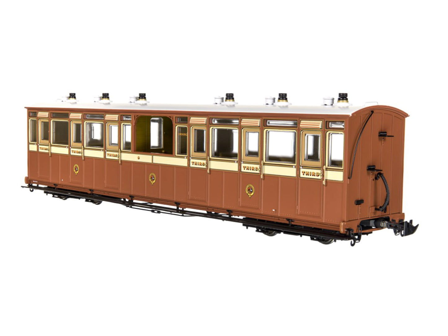 Lionheart 7NP-010D L&B Brake 3rd Coach No.16 1897-1901 (DCC-Fitted) O Gauge